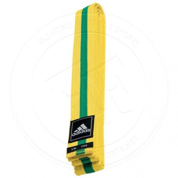 Adidas Taekwondo Poomsae Band Yellow Green